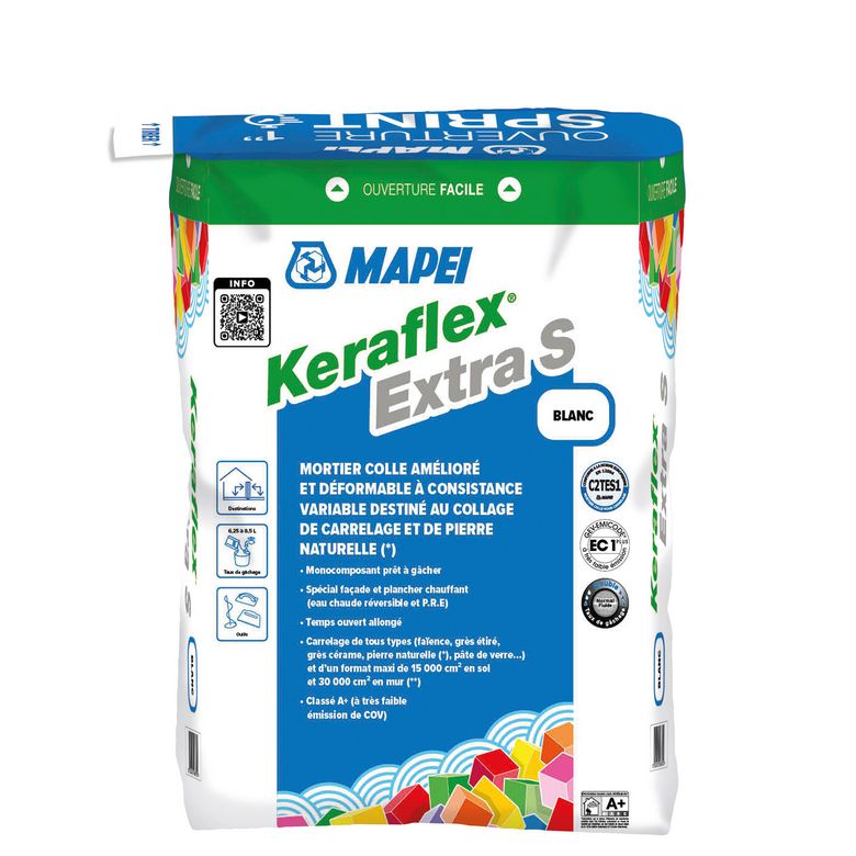 Mortier-colle Keraflex Extra S – Sac 25 kg