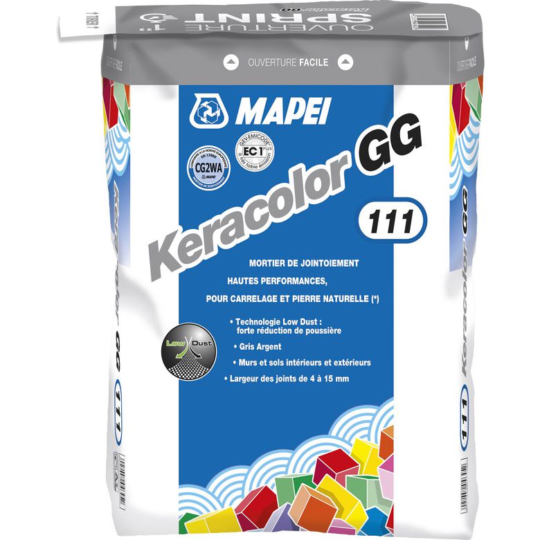 Joint carrelage Keracolor GG – Blanc – Sac 25 kg