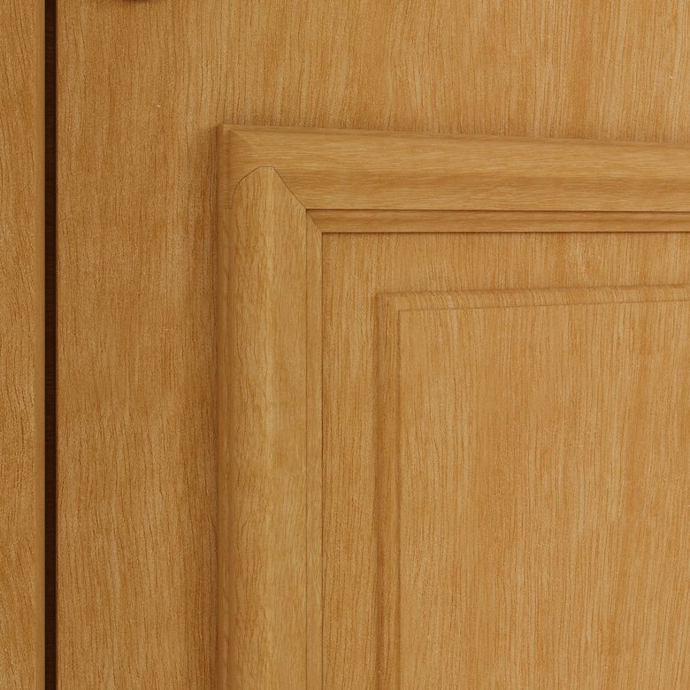 Porte d'entrée ANNE-PERRINE 6 carreaux  bois exotique -Lapeyre