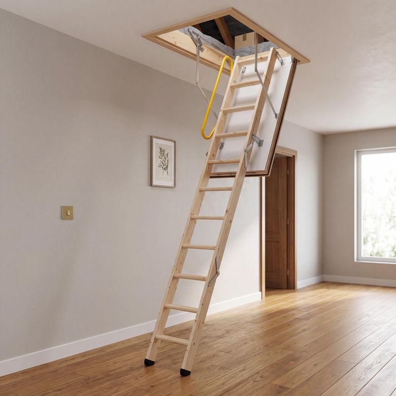 Escamotable pliant Bois Confort Isolation renforcée - Escaliers