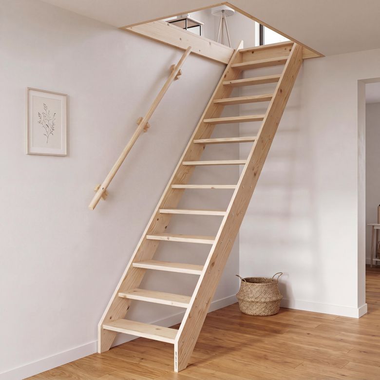 Escalier Kino/Ludo droit sans rampe - Lapeyre