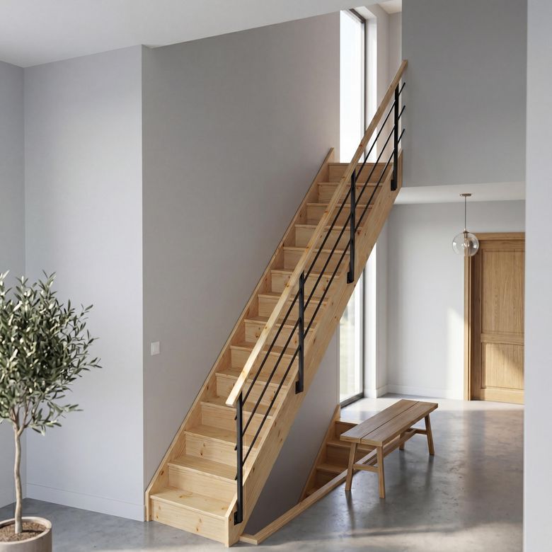 Escalier Faubourg Droit rampe Evan-.Lapeyre