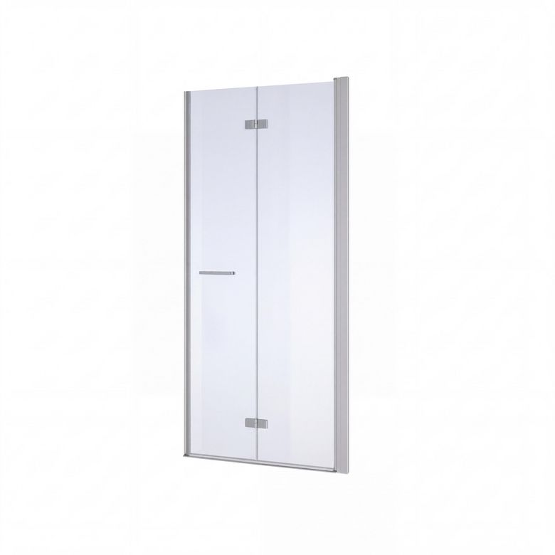 Accès de face par porte pivotante version droite Opure - Salle de bains