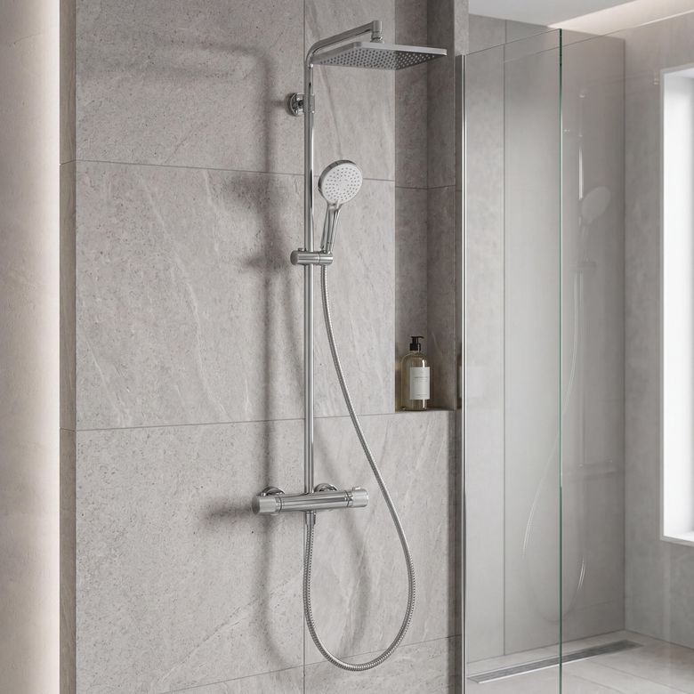 Colonne de douche thermostatique CROMETTA E240