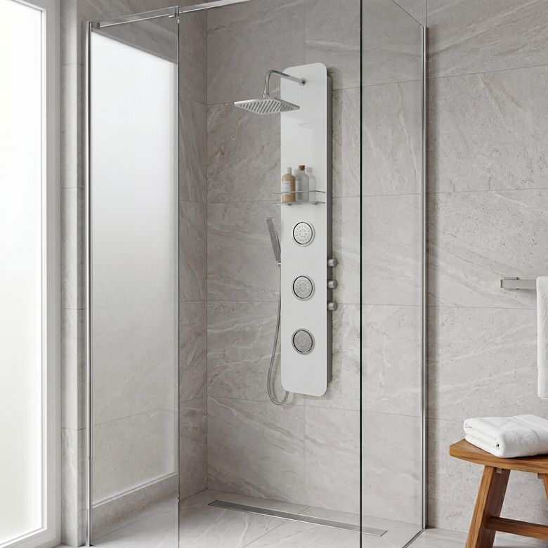 Colonne de douche hydromassante I-Water - Lapeyre