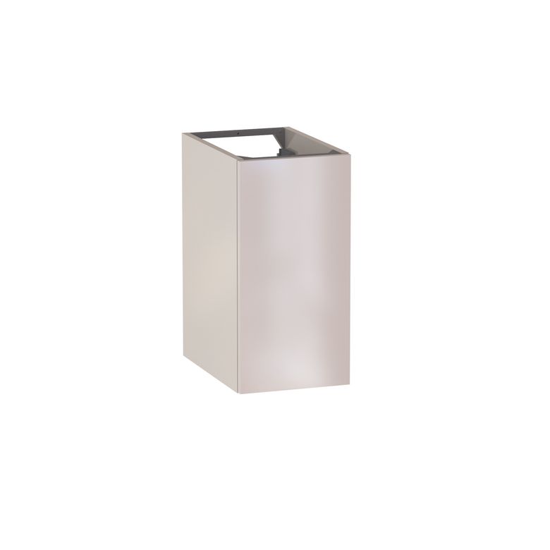 Meuble complément sous-vasque, H.60 cm, 1 porte, décor verni laqué FORMEO
