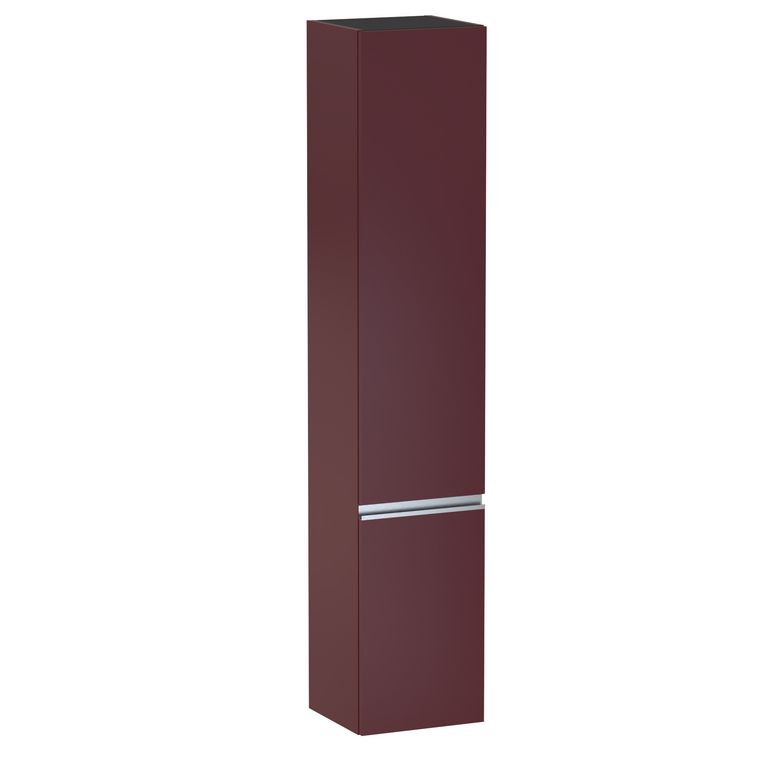 Colonne de salle de bains L.35 cm, 2 portes, décor verni laqué FORMEO