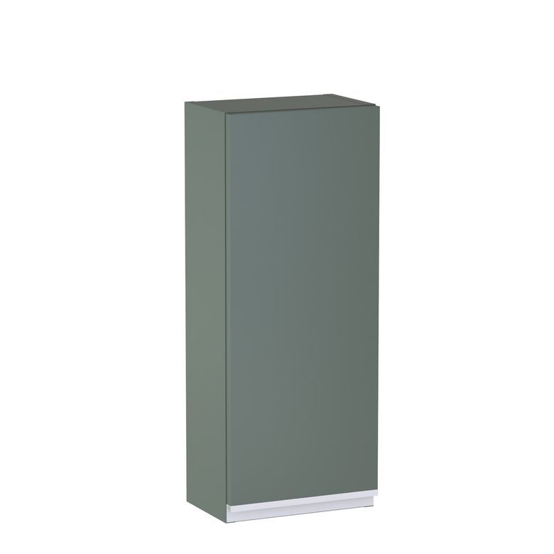 Meuble haut de salle de bains H.75 cm, 1 porte, décor verni laqué FORMEO