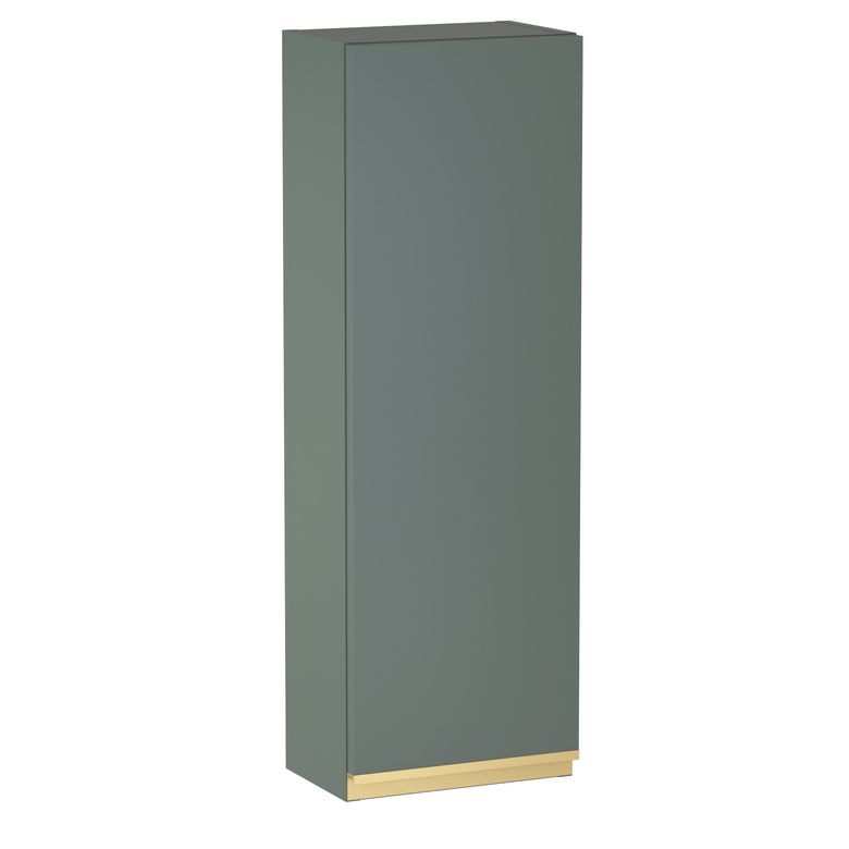 Meuble haut de salle de bains H.90 cm, 1 porte, décor verni laqué FORMEO