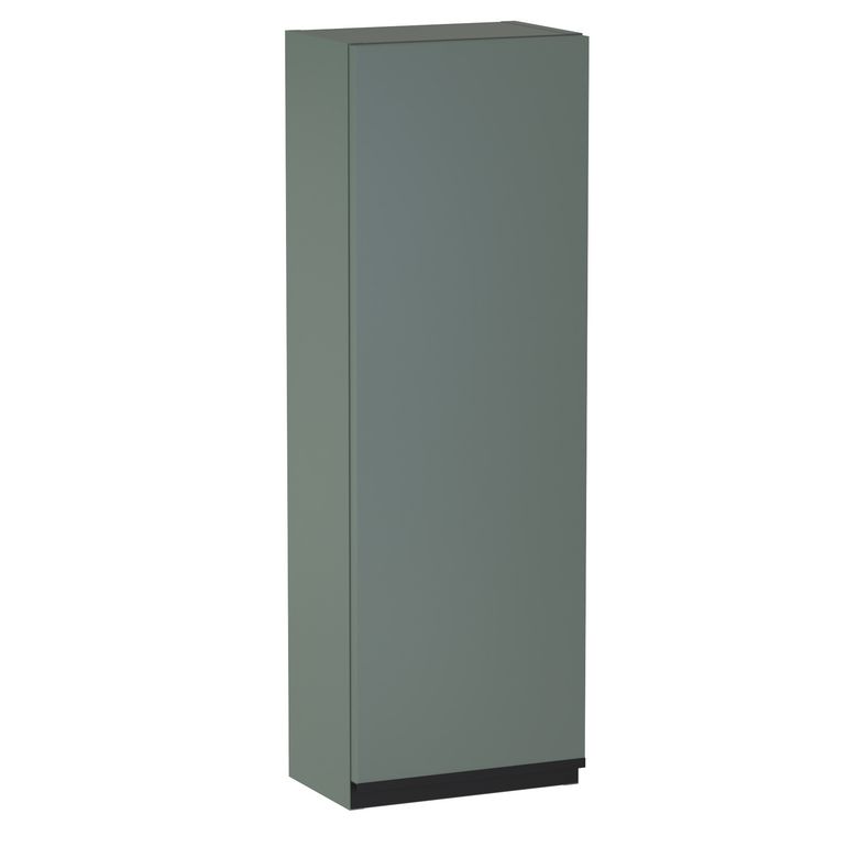 Meuble haut de salle de bains H.90 cm, 1 porte, décor verni laqué FORMEO