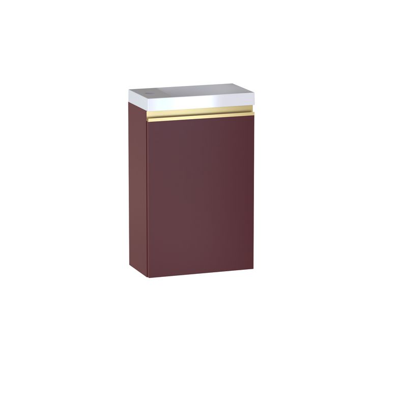 Meuble lave-mains L.40 cm, décor verni laqué FORMEO