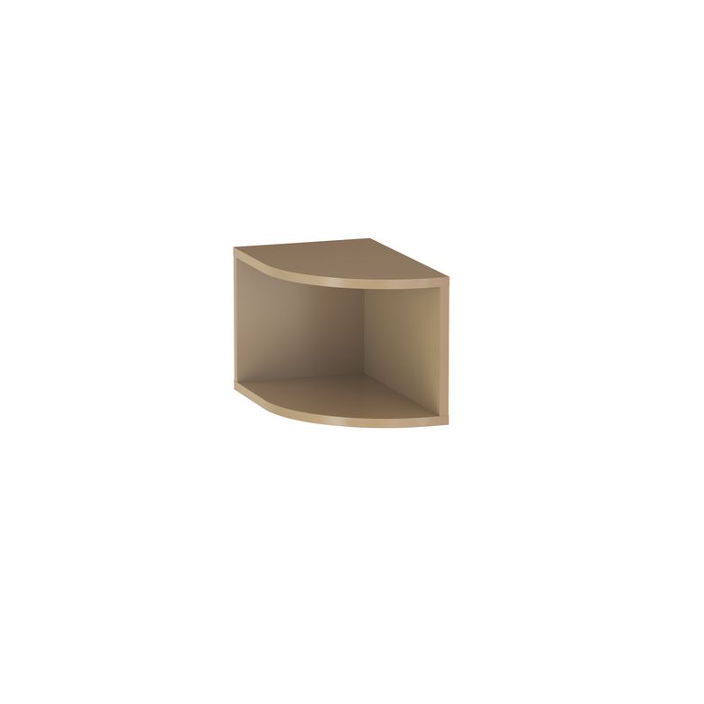 Meuble complément sous-vasque, 1 niche ouverte, décor verni laqué FORMEO