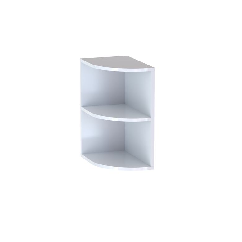 Meuble complément sous-vasque, 2 niches ouvertes, H.60 cm, décor verni laqué FORMEO