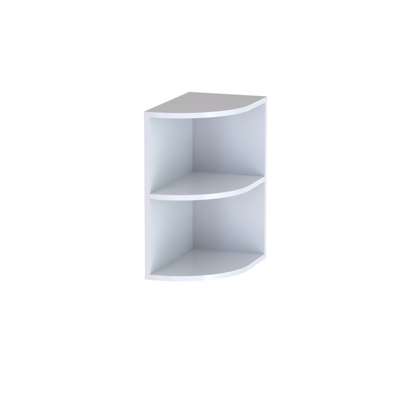 Meuble complément sous-vasque, 2 niches ouvertes, H.60 cm, décor verni laqué FORMEO