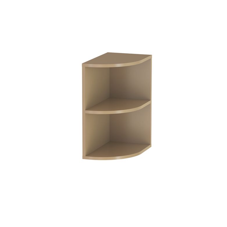Meuble complément sous-vasque, 2 niches ouvertes, H.60 cm, décor verni laqué FORMEO