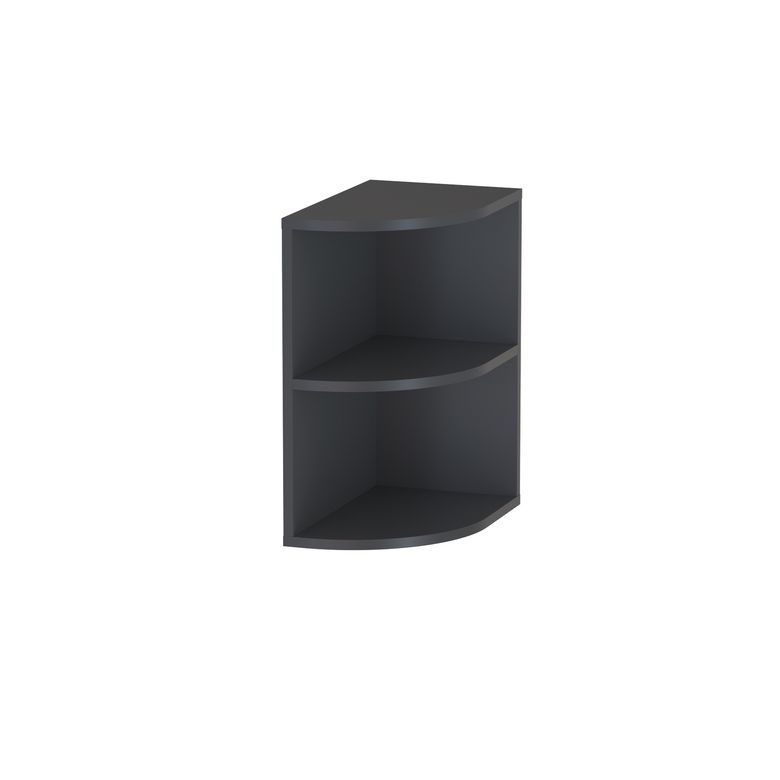 Meuble complément sous-vasque, 2 niches ouvertes, H.60 cm, décor uni FORMEO