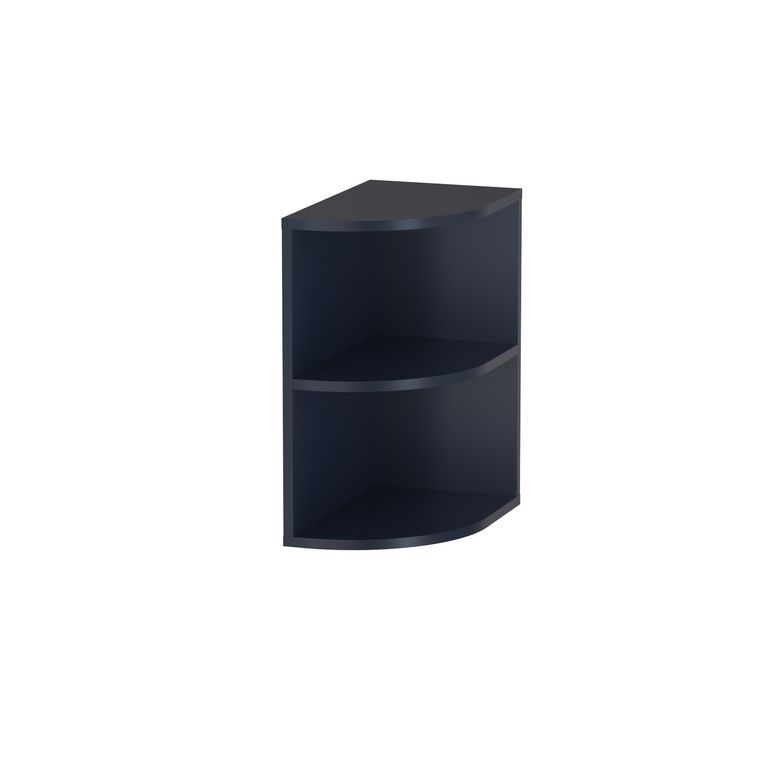 Meuble complément sous-vasque, 2 niches ouvertes, H.60 cm, décor verni laqué FORMEO