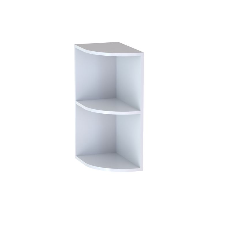Meuble complément sous-vasque, 2 niches ouvertes H.75 cm, décor verni laqué FORMEO