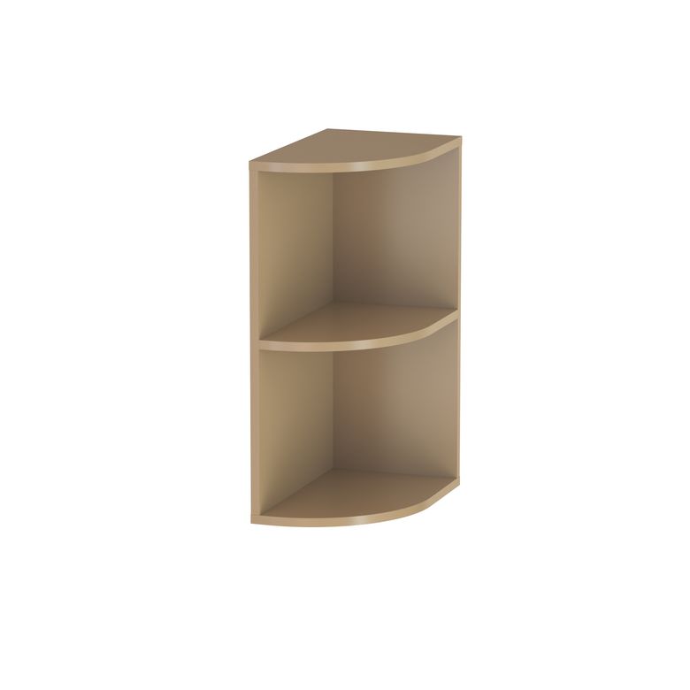Meuble complément sous-vasque, 2 niches ouvertes H.75 cm, décor verni laqué FORMEO