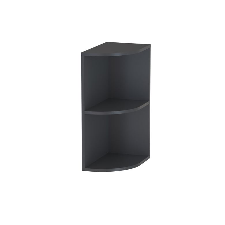 Meuble complément sous-vasque, 2 niches ouvertes, H.75 cm, décor uni FORMEO