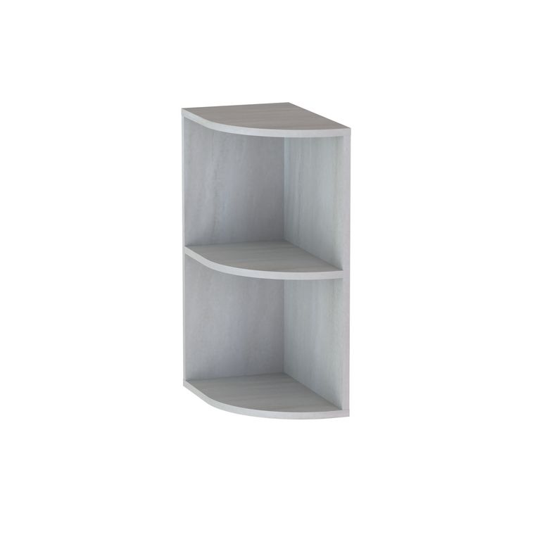 Meuble complément sous-vasque, 2 niches ouvertes, H.75 cm, décor naturel FORMEO