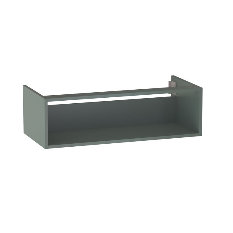 Meuble sous-vasque L.100 cm, niche, décor verni laqué FORMEO