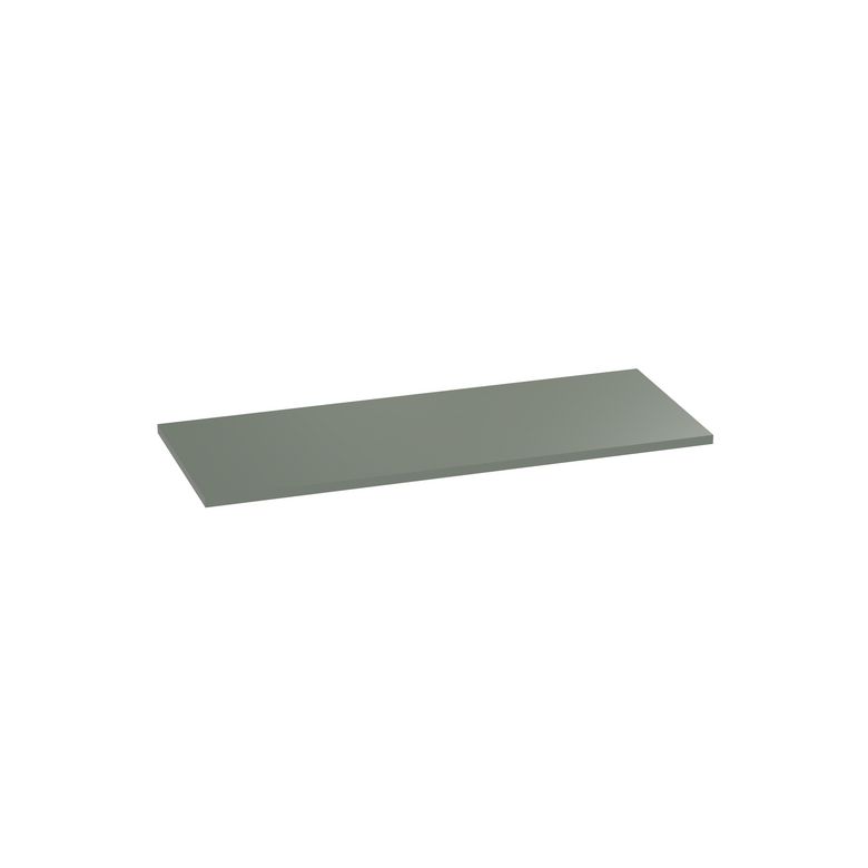 Plan de toilette mélaminé décor vernis laqué eucalyptus mat FORMEO