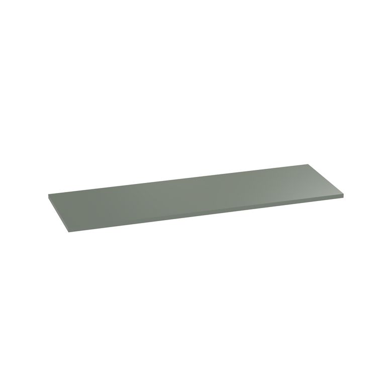 Plan de toilette mélaminé décor vernis laqué eucalyptus mat FORMEO