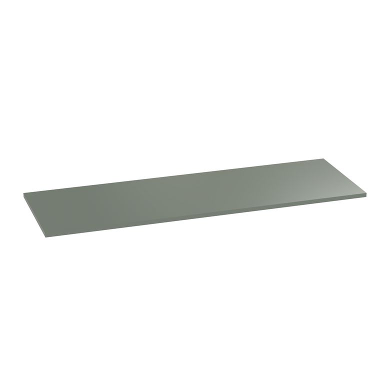 Plan de toilette mélaminé décor vernis laqué eucalyptus mat FORMEO
