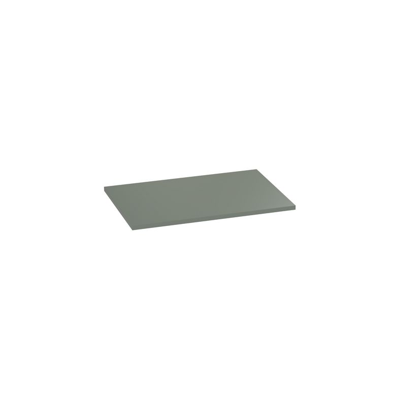 Plan de toilette mélaminé décor vernis laqué eucalyptus mat FORMEO