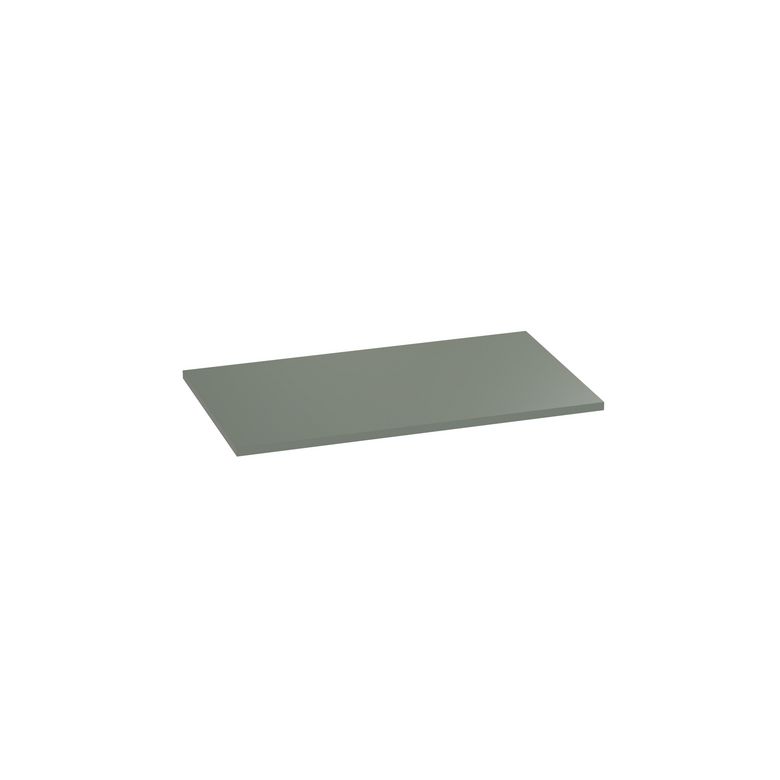 Plan de toilette mélaminé décor vernis laqué eucalyptus mat FORMEO