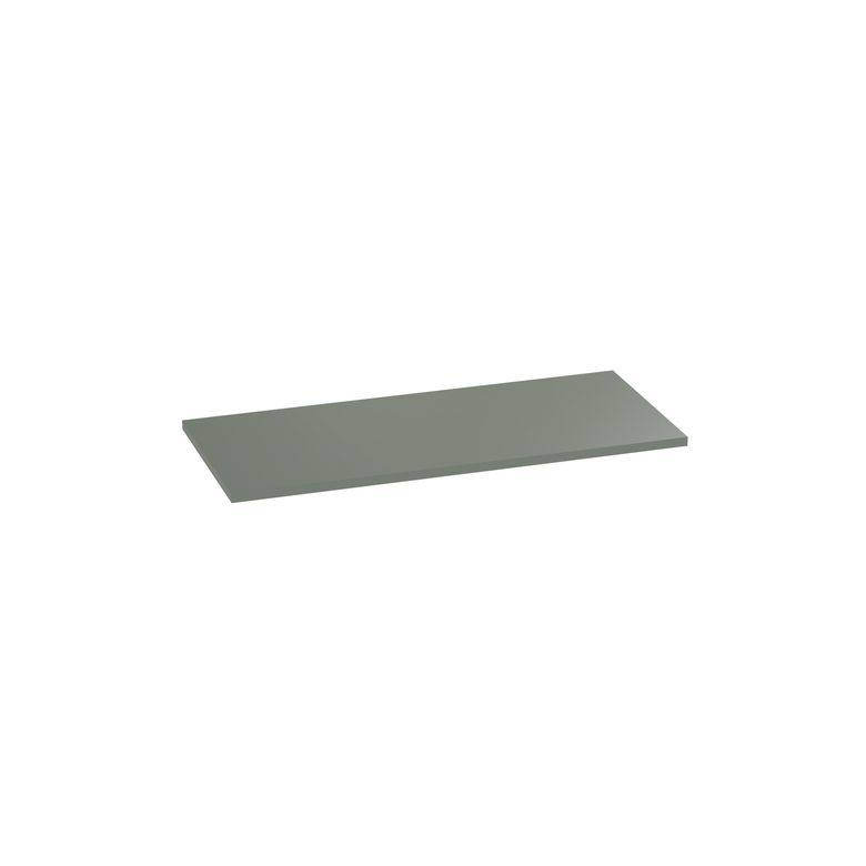 Plan de toilette mélaminé décor vernis laqué eucalyptus mat FORMEO