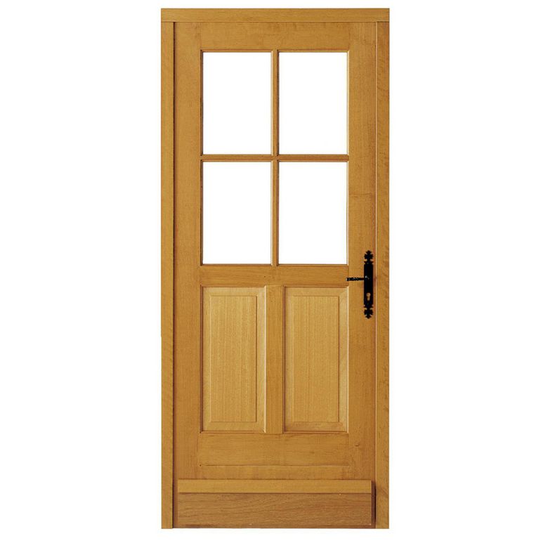Porte d'entrée * bois exotique Adaptable à vitrer H.215 x l.80 gauche Main Image