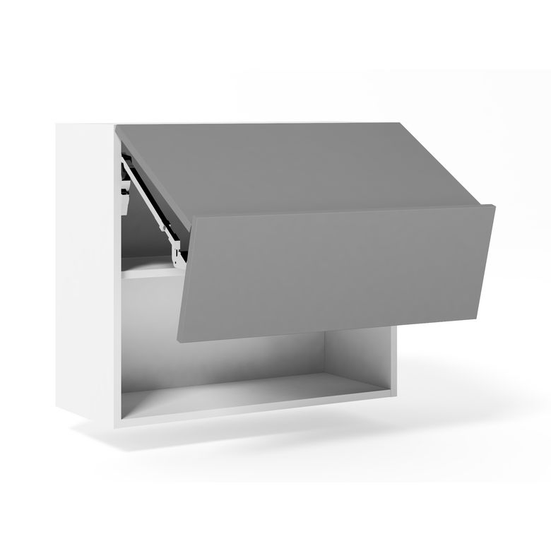 Meuble haut de cuisine 2 portes pliantes, 1 tablette