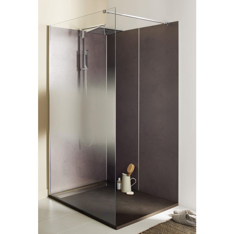 Pack habillage mural Créapano décor uni 2 panneaux + Profilé- Salle de bains