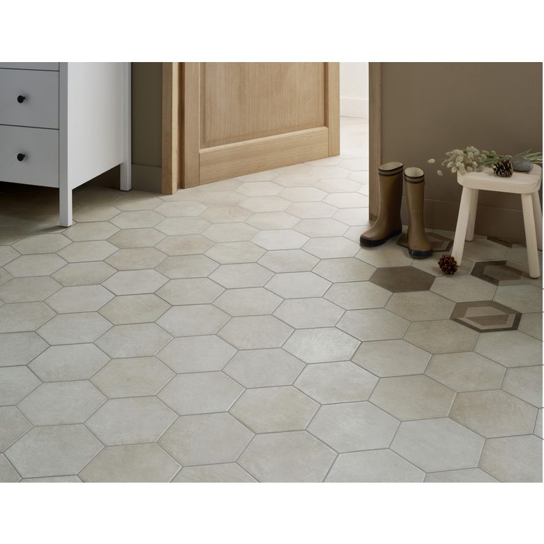 Carrelage murs et sols GOAL hexagonal 21 x 18,2 cm