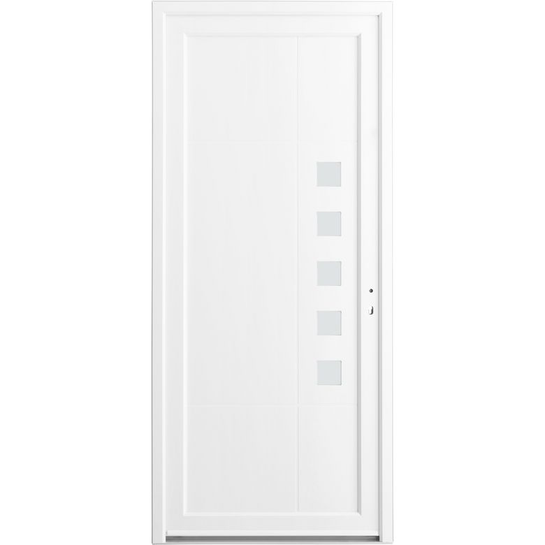 Porte d'entrée Aubin PVC - Portes - Lapeyre