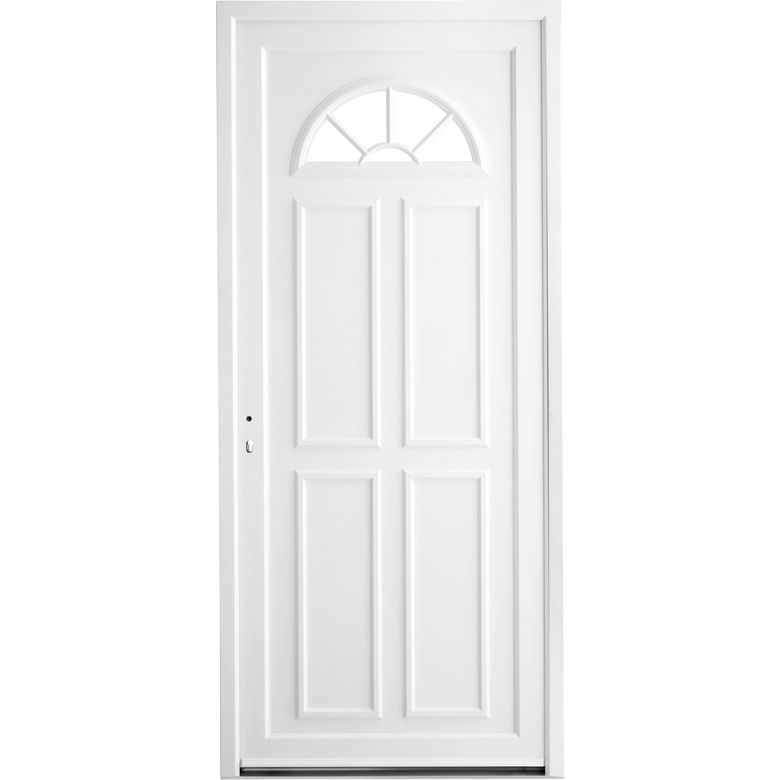 Porte d'entrée ** PVC DINAN Ud 1.4 à barillet H.215 x l90 droite Main Image
