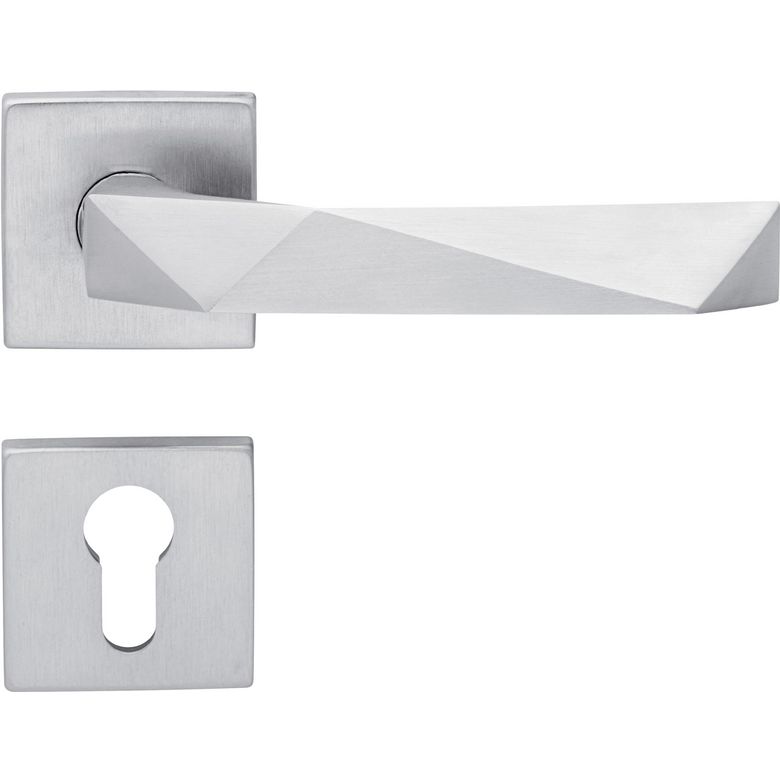 Poignée Luxury à rosace pour porte d'entrée Main Image