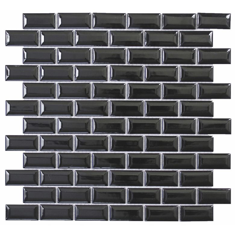 Carrelage mosaïque MINI METRO sur trame 30 x 30 cm