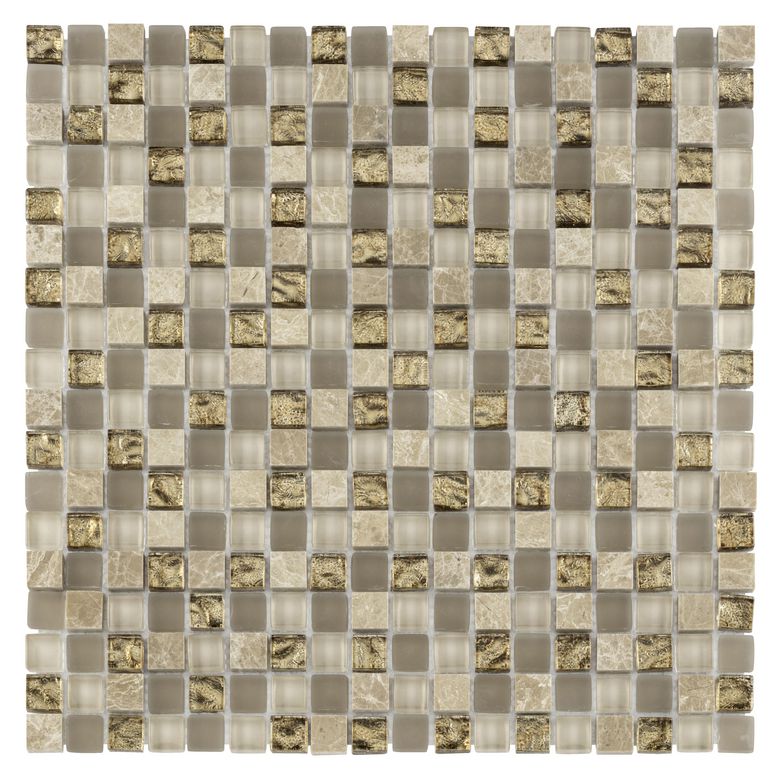 Carrelage mosaïque MIX MARBRE 29,8 x 29,8 cm