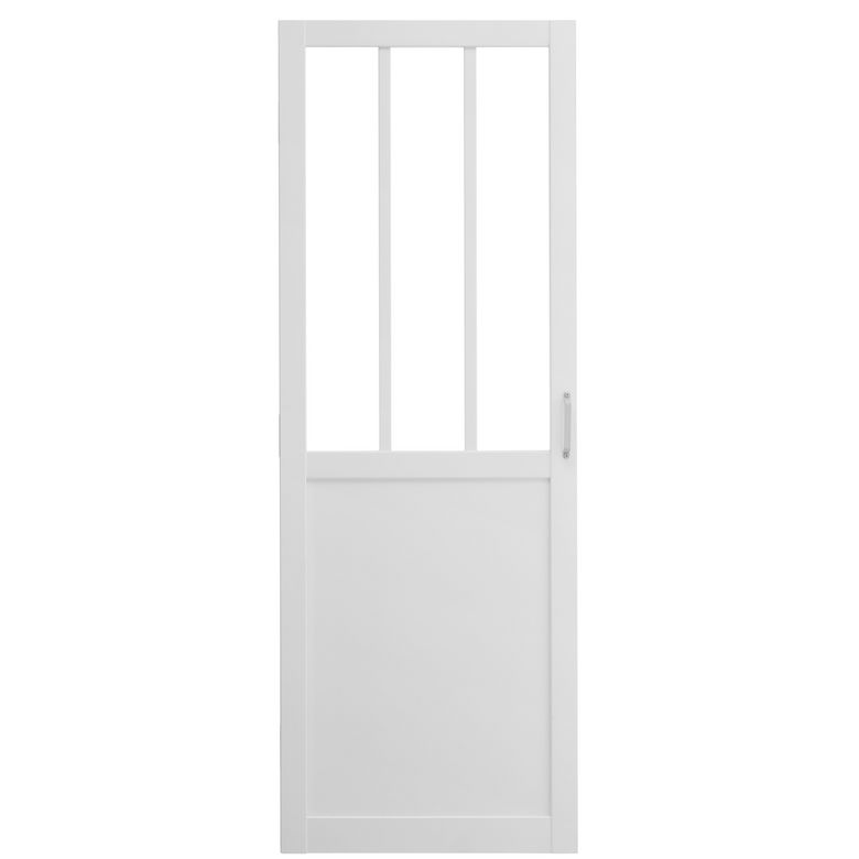 Porte seule CHAPITRE ** Prépeint Blanc - Recoupable - H.211 x l.75 Main Image