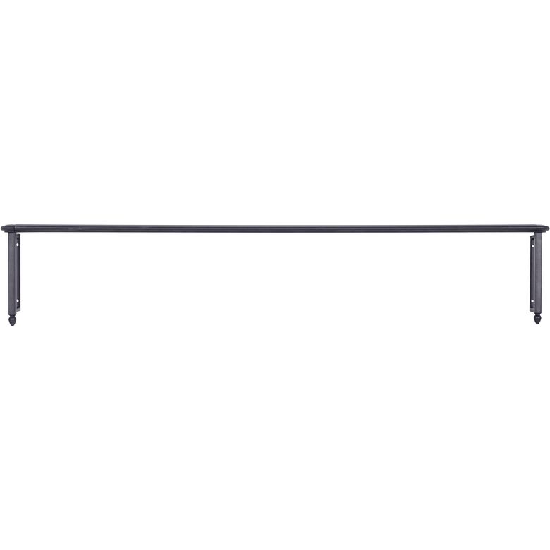 Appui ALU PERNETY Noir 9005 + fixations p.pose en Applique - H.2.3 x l. inf  150 Main Image