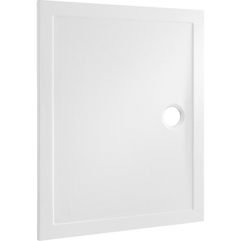 Receveur de douche rectangulaire résine MINERAL droit