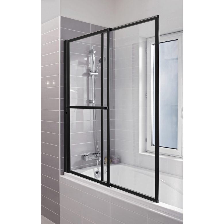Pare baignoire OLA 2 volets relevables