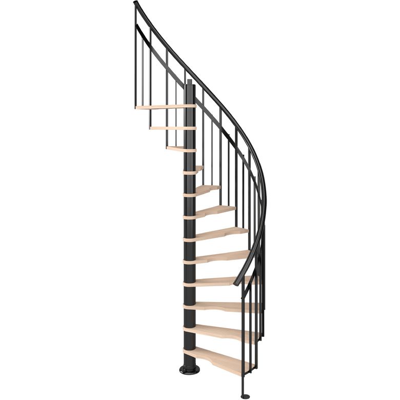 Solution gain de place Spiral 180° - Escaliers