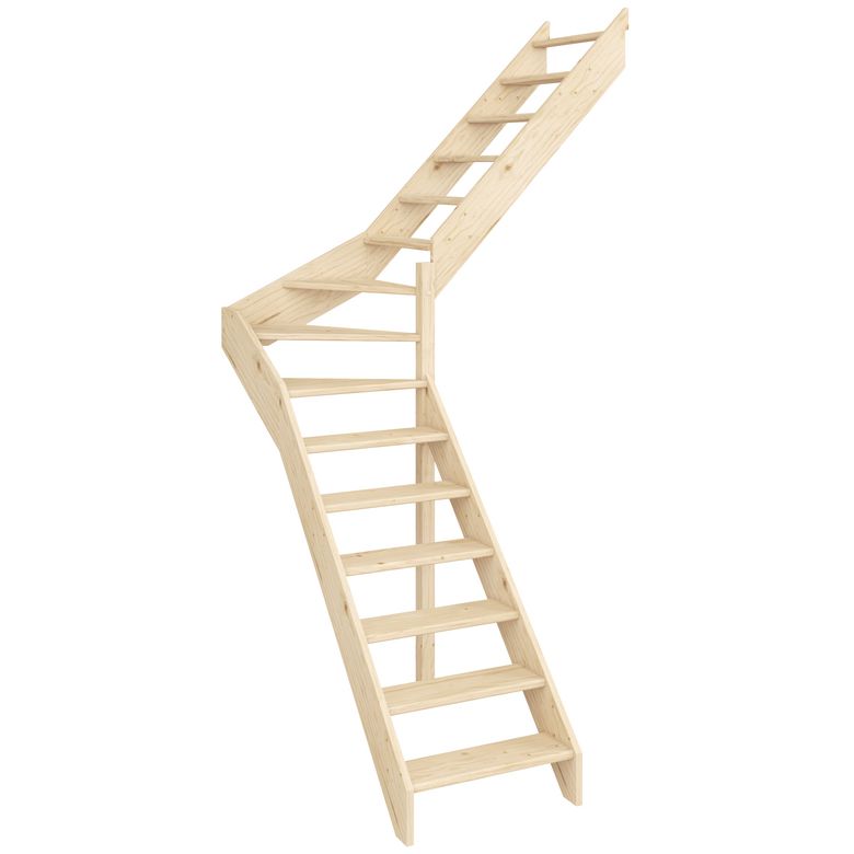 MODULO QT inter/haut sapin ss rampe droite, Non monté, Hmaxi.316 x l.76 Main Image
