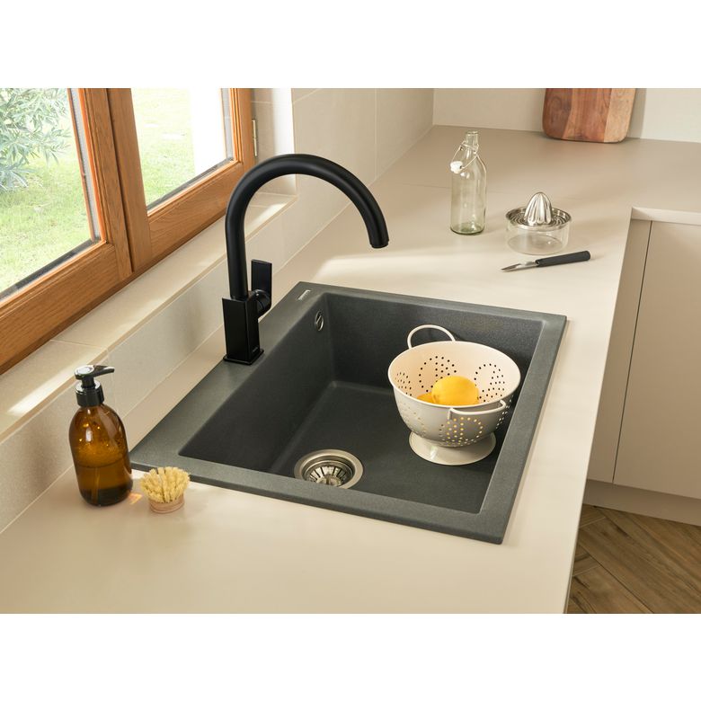 "Mitigeur évier VERNIS SHAPE sans douchette -Lapeyre"