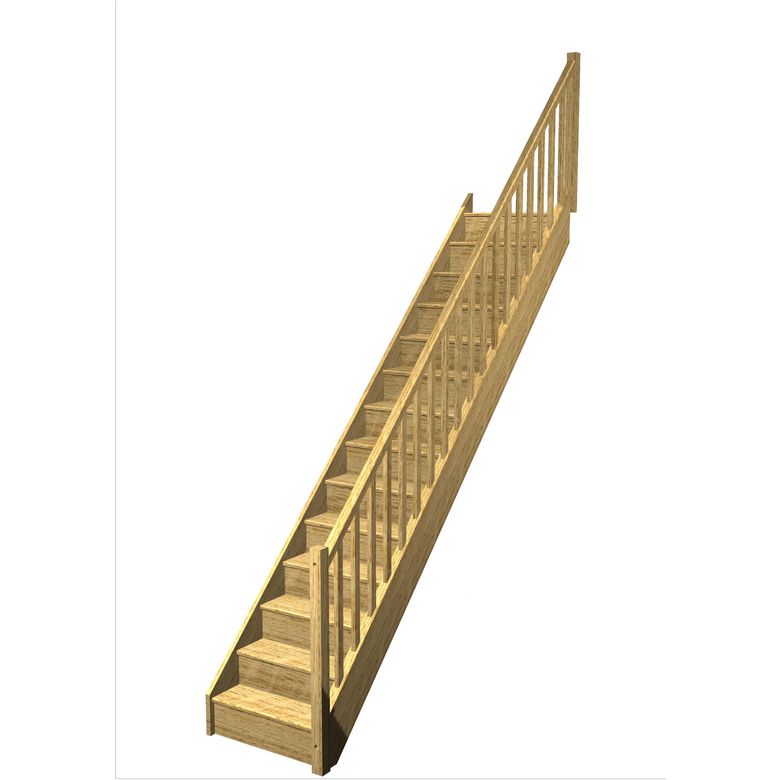 Escalier Faubourg droit rampe Moulure