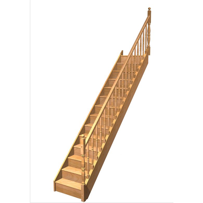 Escalier Faubourg droit rampe Antique